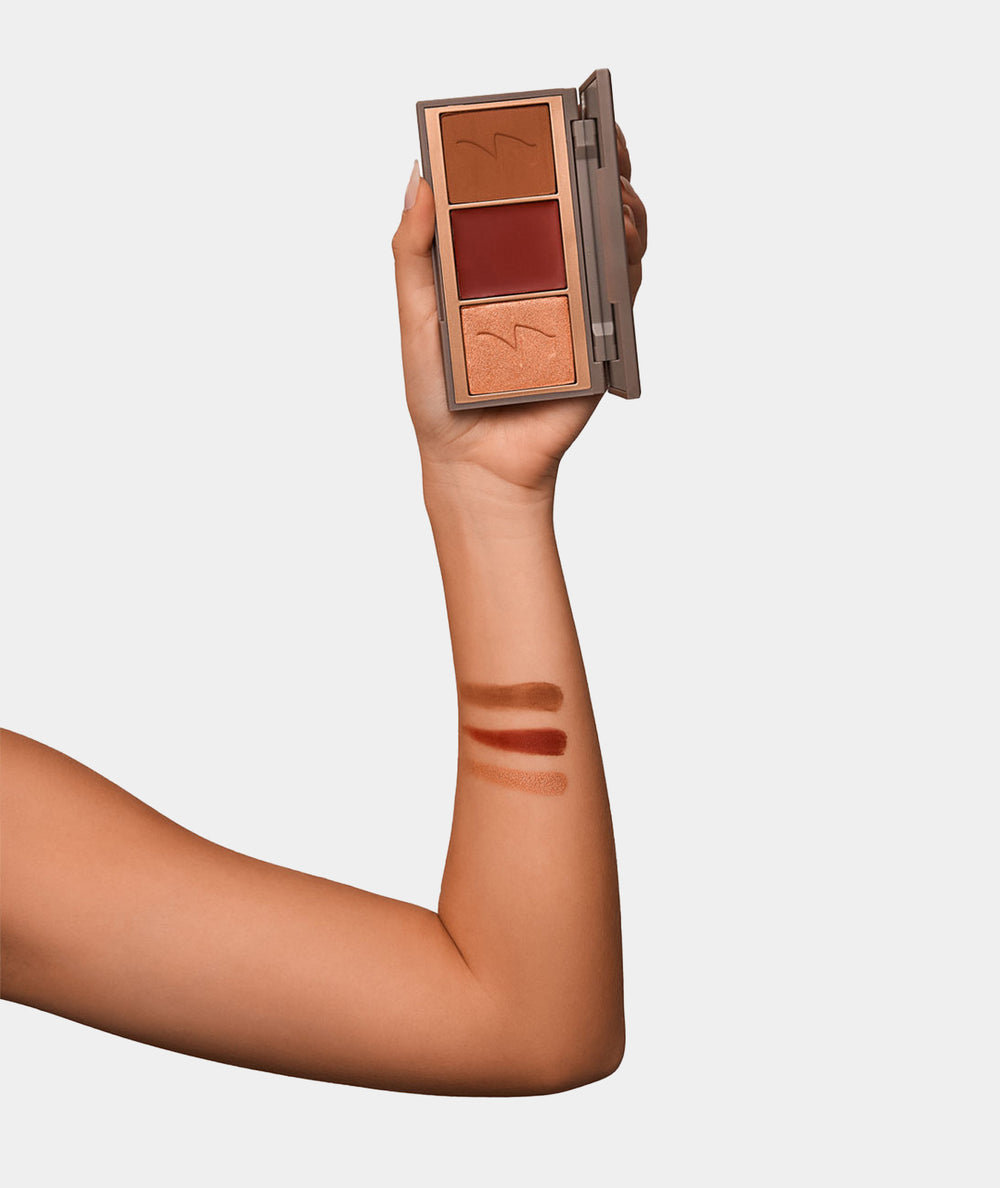 Paleta 3 em 1  - Sculpt, Blush & Glow Tan